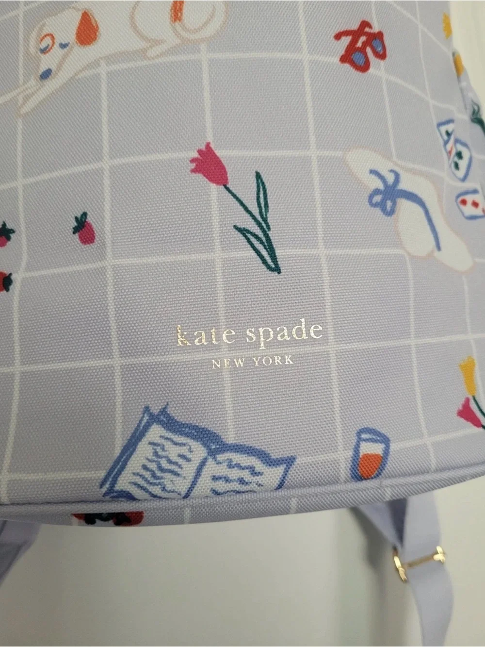 Kate Spade Insulated Backpack Cooler Park Picnic Soft Cooler Bag 256197 NWT